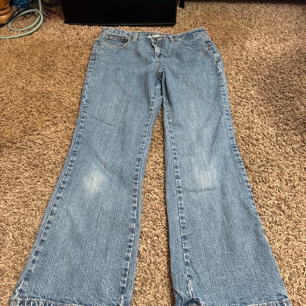 St. John's Bay Light Blue Flare Jeans